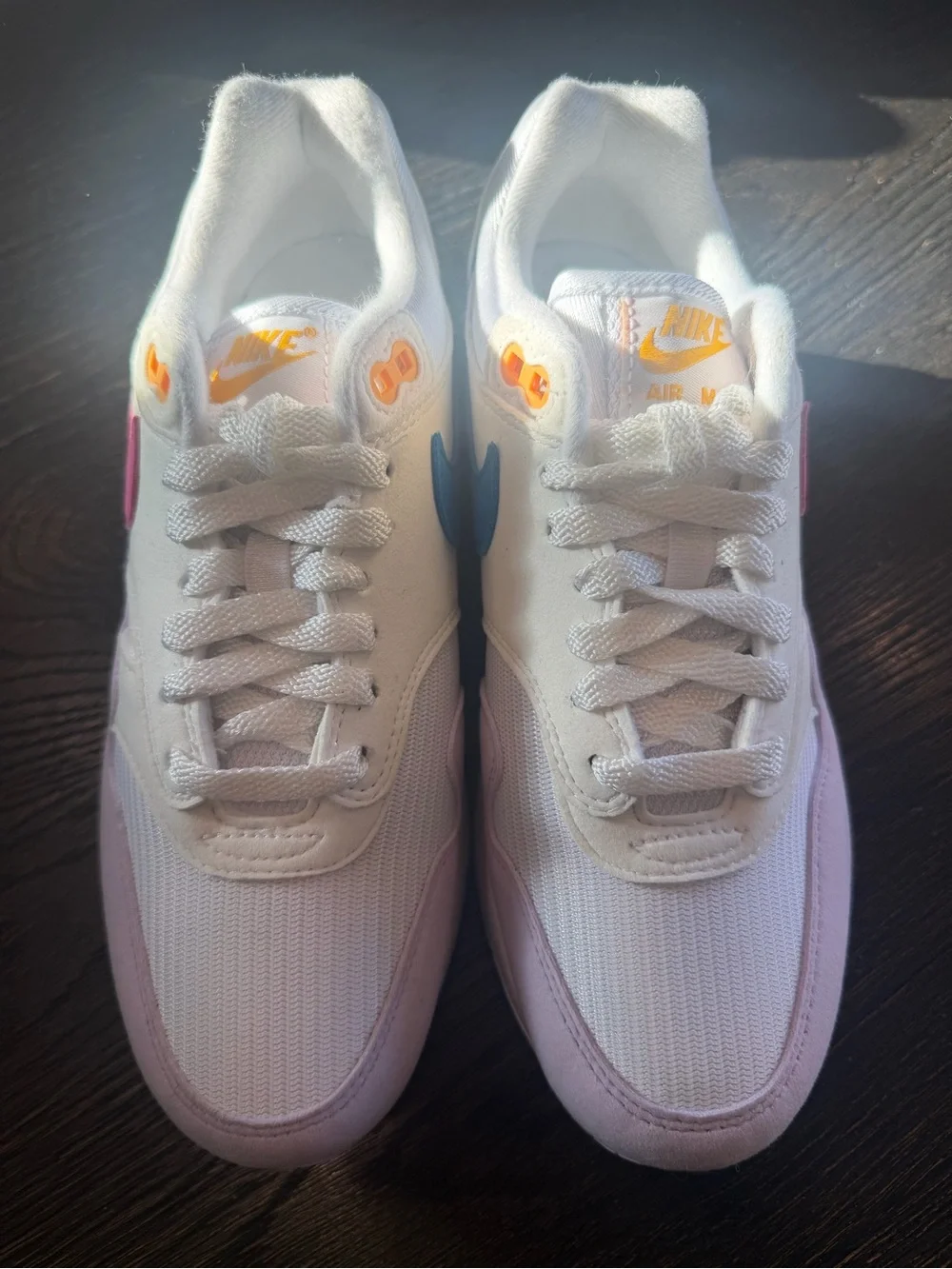 Women's Nike Air Max 1 '87 Easter Multicolor Alchemy Pink Blue size 8.5